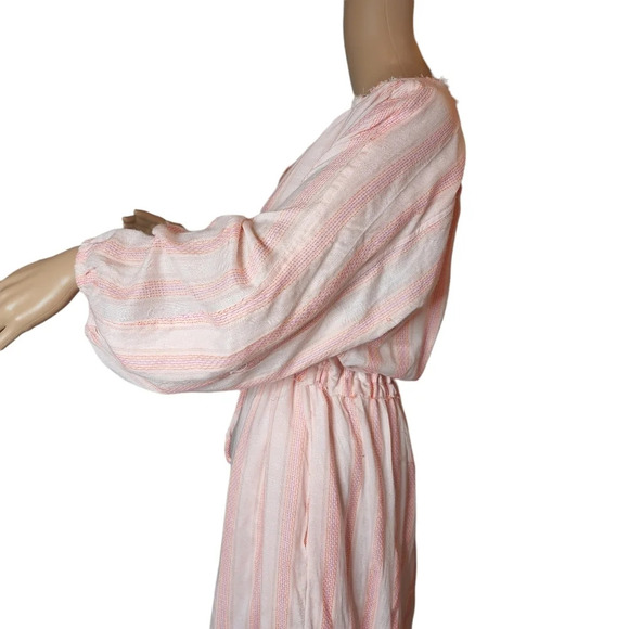 NWT dRA Pink Stripe Oversized flowy dress Viscose Size Medium - Picture 15 of 16